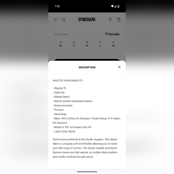 Gymshark studio joggers Small - Picture 7 of 12